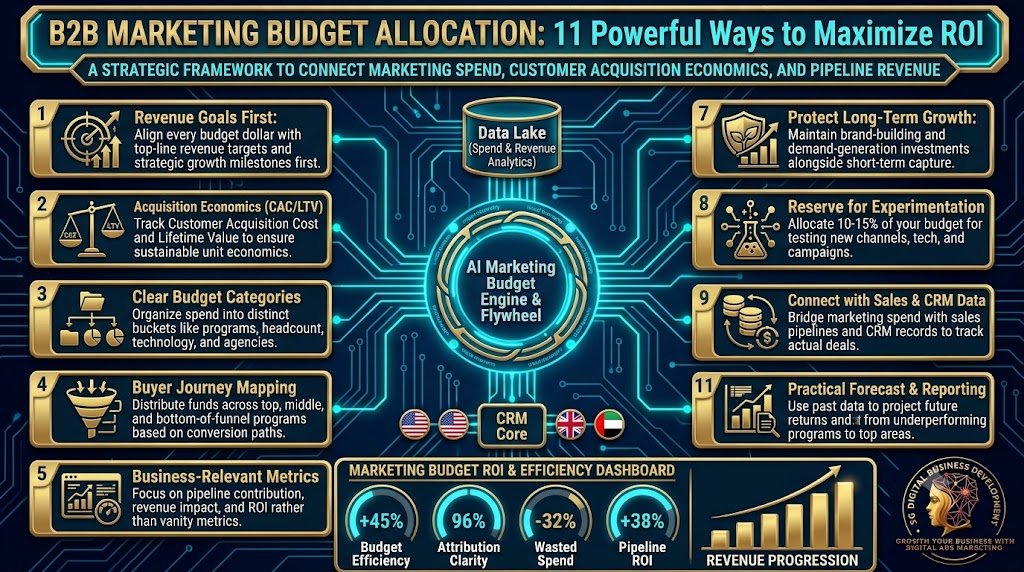 B2B marketing budget allocation